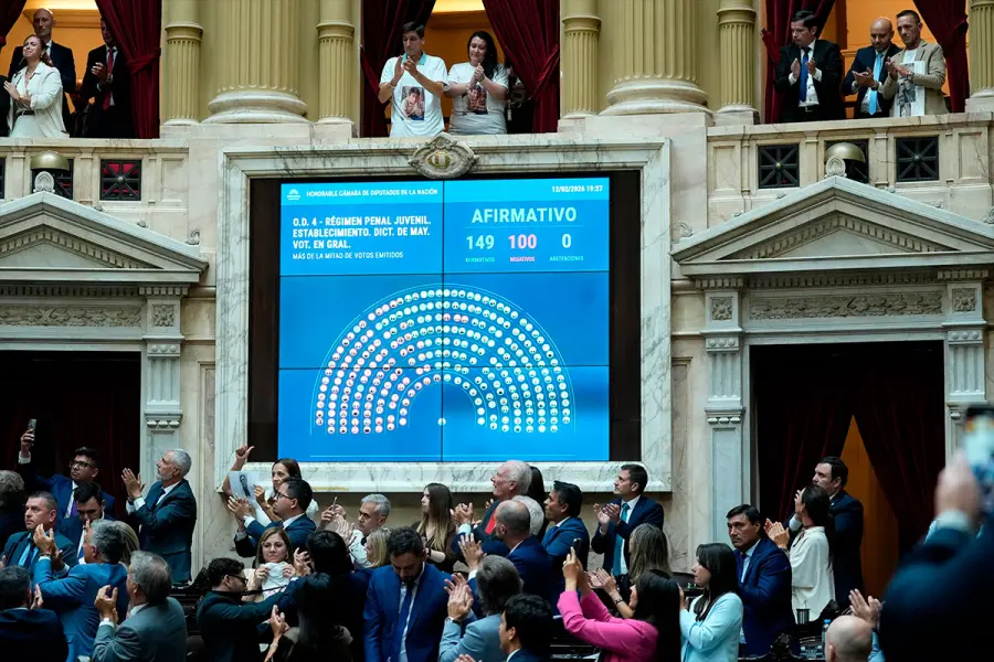 Así quedó la votación. Foto: Prensa Senado.