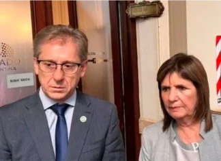 Eduardo Vischi y Patricia Bullrich.