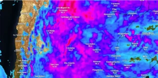 Acumulados de lluvia previstos hasta el próximo domingo (modelo de referencia ECMWF)