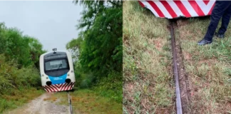 Descarrilamiento del tren en Paraná.