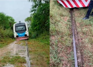 Descarrilamiento del tren en Paraná.
