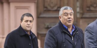 Claudio Tapia y Pablo Toviggino. Foto: (NA)