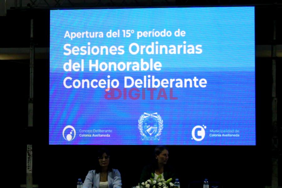 Colonia Avellaneda abrió el 15° período de sesiones del Concejo Deliberante. Foto: Elochodigital