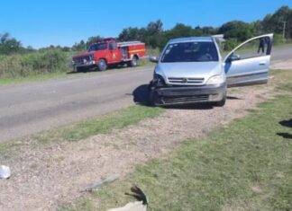 Choque en Rosario del Tala. Foto: (PER)