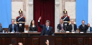 Milei inauguró el Congreso.