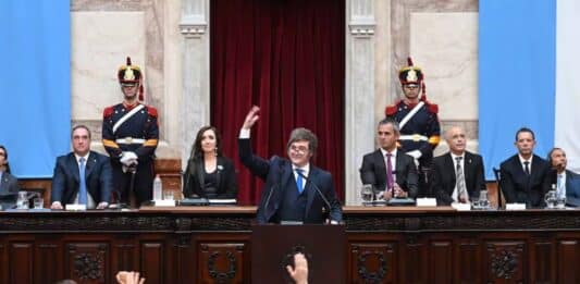 Milei inauguró el Congreso.