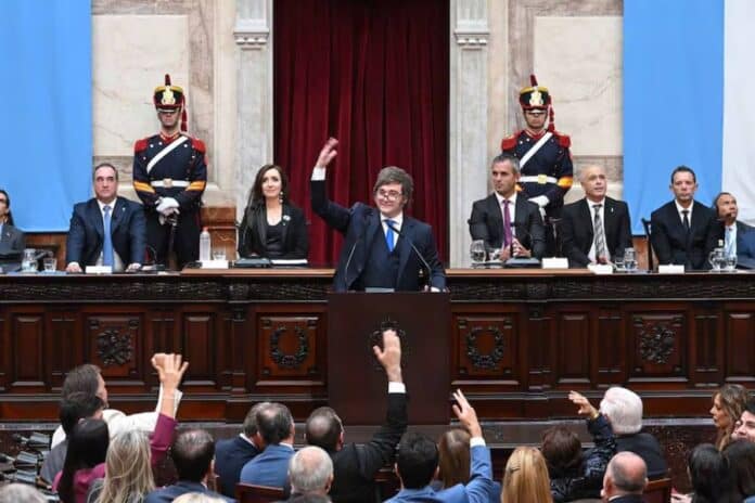 Milei inauguró el Congreso. Milei inauguró el Congreso.