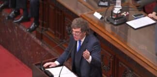 Milei inauguró el Congreso.