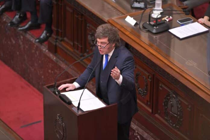 Milei inauguró el Congreso. Milei inauguró el Congreso.