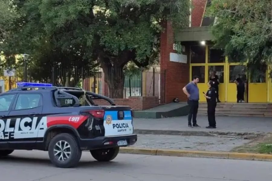 Horror en una escuela de Santa Fe.