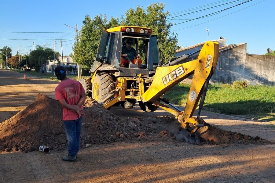 Restringen el tránsito en calle San Martín por trabajos. Foto: (MSB)