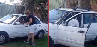 Mujer agredió a un conductor por estacionar bajo la sombra de un árbol frente a su casa en Paraná. Foto: (Redes/Elochodigital)