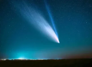 Un cometa podría verse desde la Tierra en abril de 2026 y genera expectativa entre astrónomos El cometa que podrá verse en Argentina. Foto: Ámbito