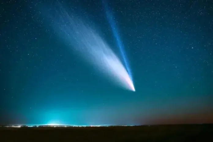 El cometa que podrá verse en Argentina. Foto: Ámbito El cometa que podrá verse en Argentina. Foto: Ámbito