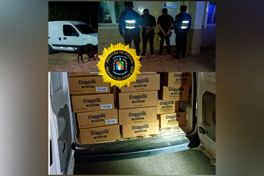 Asaltaron a un camionero armado en Ruta 12 cerca de Ceibas y la Policía recuperó mercadería tras una persecución