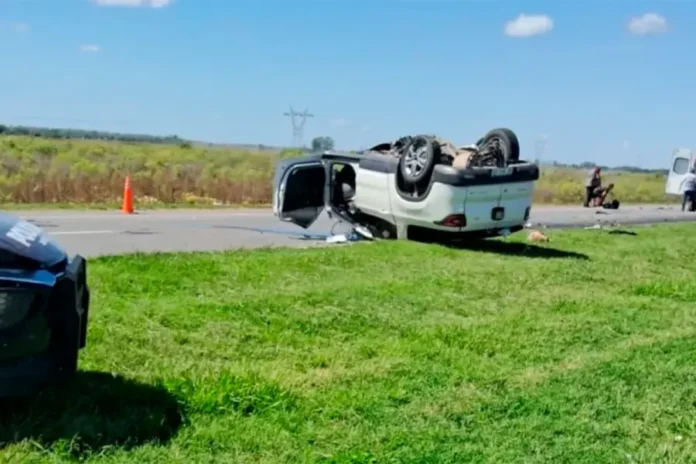 Trágico choque en la autopista Rosario–Santa Fe Trágico choque en la autopista Rosario–Santa Fe