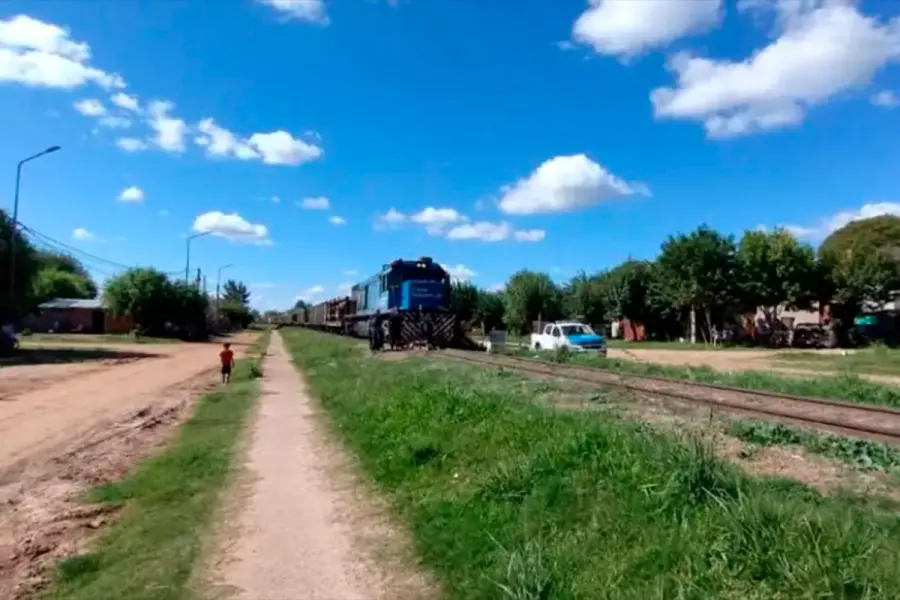 Incidente ferroviario en Chajarí. Foto: (Tal Cual Chajarí).