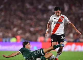 River Plate venció 2-0 a Sarmiento de Junín. Foto: La Nación.