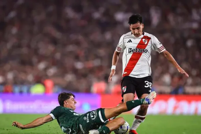 River Plate venció 2-0 a Sarmiento de Junín. Foto: La Nación.