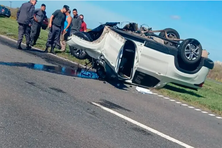 Trágico choque en la autopista Rosario–Santa Fe