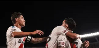 River Plate venció 2-0 a Sarmiento de Junín. Foto: La Nación.