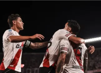 River Plate venció 2-0 a Sarmiento de Junín. Foto: La Nación.