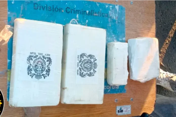 Secuestraron 3 kilos de cocaína y 5 de marihuana. Foto: (PER)