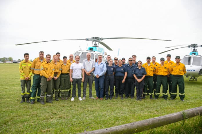 Acuerdo para fortalecer el combate de incendios