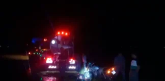 Choque entre moto y camión en Ruta 12.
