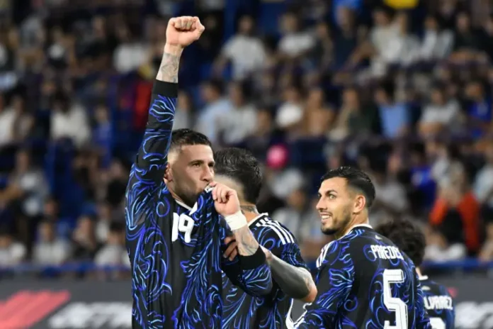 Argentina goleó a Zambia.