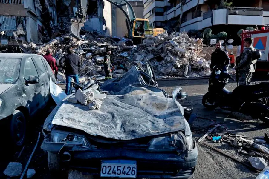 Destrucción en Beirut. (Xinhua).
