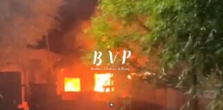 Incendio en Paraná. Foto: (BVP)