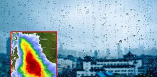 Alerta por lluvias intensas en Entre Ríos
