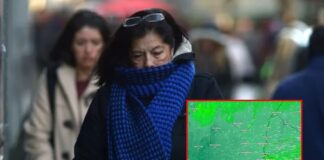 El aire polar avanza y provoca un fuerte descenso de temperaturas en gran parte del país