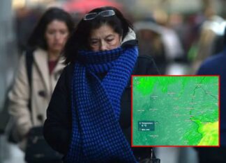 El aire polar avanza y provoca un fuerte descenso de temperaturas en gran parte del país