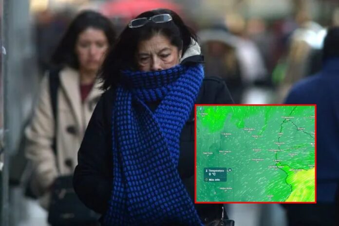 El aire polar avanza y provoca un fuerte descenso de temperaturas en gran parte del país