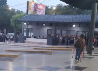 Paro de UTA, sin colectivos de media y larga distancia. Foto: Ahora.