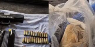 Secuestran cocaína, armas en Bajada Grande.