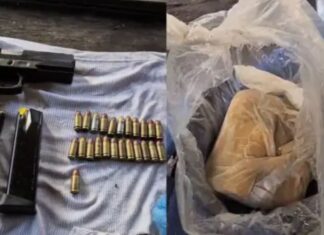 Secuestran cocaína, armas en Bajada Grande.