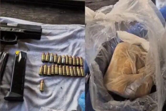 Secuestran cocaína, armas en Bajada Grande.