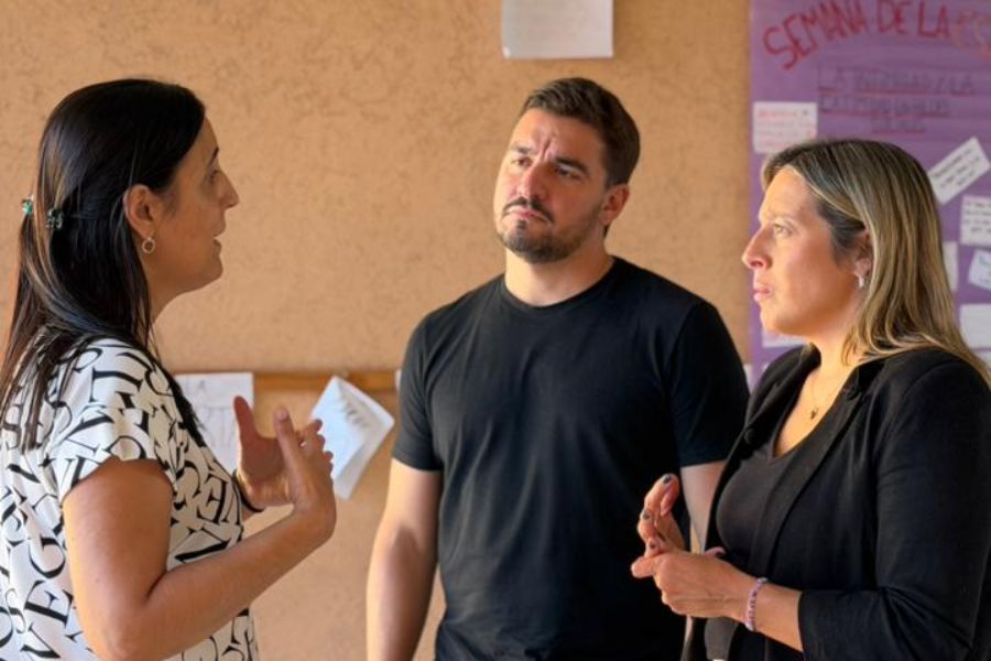 Carolina Streitenberger recorrió Colonia Avellaneda