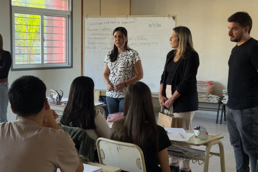 Carolina Streitenberger recorrió Colonia Avellaneda