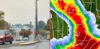 Alerta por tormentas fuertes en Entre Ríos. Foto: Elochodigital - Meteored.