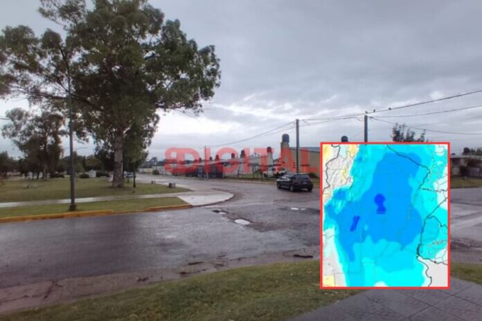 La semana arrancará con lluvias. Foto: Elochodigital - Meteored.