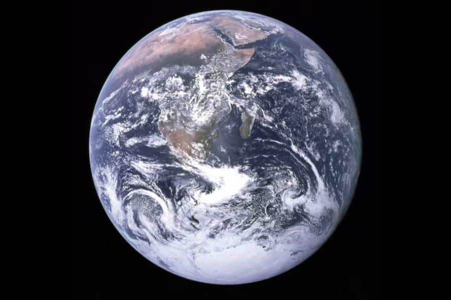 Foto tomada el 7 de diciembre de 1972 por la tripulación del Apolo 17 (NASA)