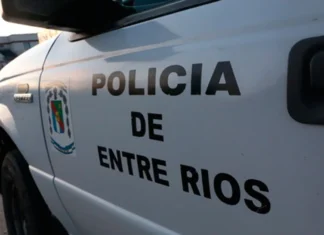 Imagen de un patrullero de Entre Ríos.