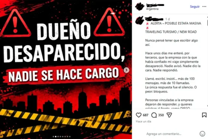La damnificada de Gualeguaychú fue bloqueada.