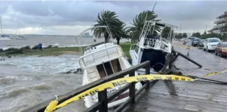 Temporal en Punta del Este