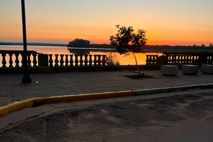 Vuelco en la costanera de Colón. Foto: Policía de Entre Ríos
