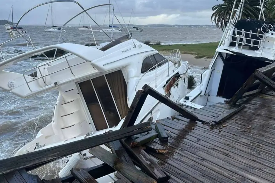 Temporal en Punta del Este